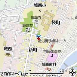 青森県弘前市新町234周辺の地図