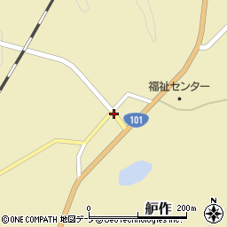 青森県西津軽郡深浦町舮作清滝周辺の地図
