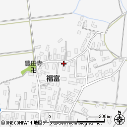 青森県弘前市福村福富56周辺の地図