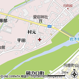 青森県弘前市駒越村元21-5周辺の地図