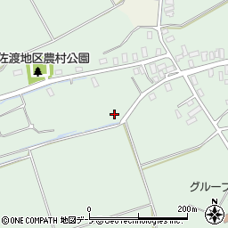 青森県平川市中佐渡鎌田周辺の地図