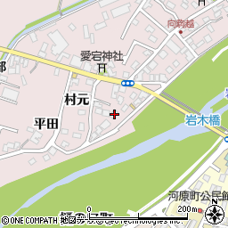 青森県弘前市駒越村元7周辺の地図
