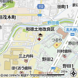 青森県弘前市北横町91周辺の地図