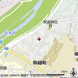青森県弘前市平岡町46周辺の地図