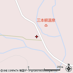 青森県弘前市百沢（温湯）周辺の地図
