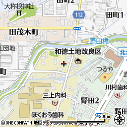 青森県弘前市北横町90周辺の地図