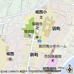 青森県弘前市新町248周辺の地図