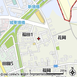 株式会社ラグノオささき　弘前外商周辺の地図