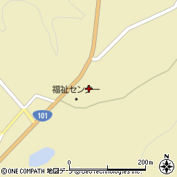 青森県西津軽郡深浦町舮作上清滝周辺の地図
