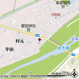 青森県弘前市駒越村元37周辺の地図