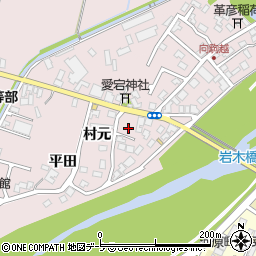 青森県弘前市駒越村元23周辺の地図
