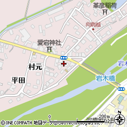 青森県弘前市駒越村元35周辺の地図