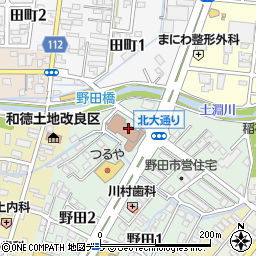 弘前市医師会　健診センター臨床検査部周辺の地図