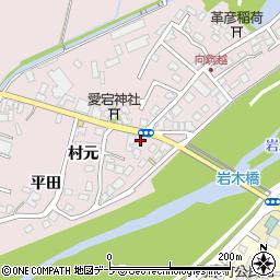 青森県弘前市駒越村元36周辺の地図
