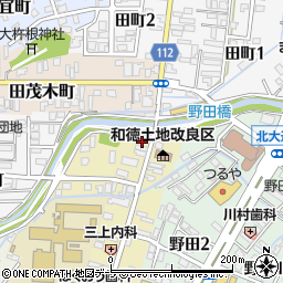 青森県弘前市北横町101周辺の地図
