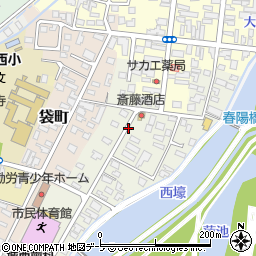 青森県弘前市五十石町周辺の地図