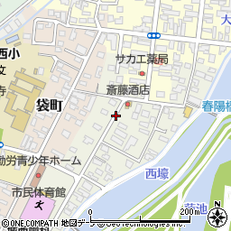 青森県弘前市五十石町周辺の地図