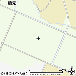 青森県平川市西野曽江（橋元）周辺の地図