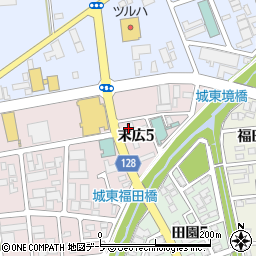 株式会社金辰商事　弘前営業所周辺の地図