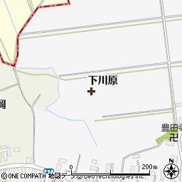 青森県弘前市福村下川原周辺の地図