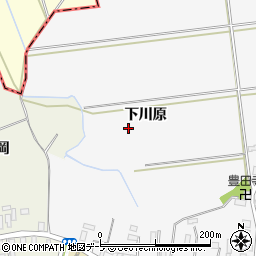 青森県弘前市福村（下川原）周辺の地図