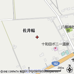 青森県十和田市三本木（佐井幅）周辺の地図