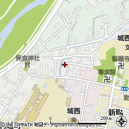 青森県弘前市平岡町80周辺の地図