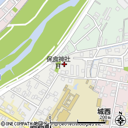 青森県弘前市平岡町58-2周辺の地図