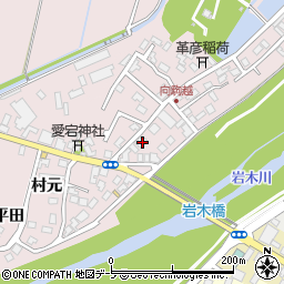 青森県弘前市駒越村元51周辺の地図