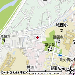 青森県弘前市平岡町88-1周辺の地図