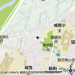 青森県弘前市平岡町91周辺の地図