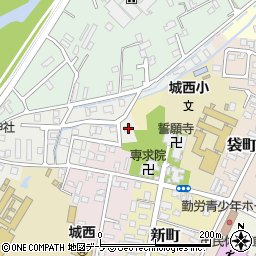 青森県弘前市平岡町96周辺の地図