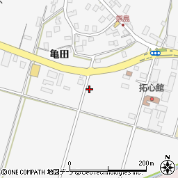青森県弘前市熊嶋亀田164周辺の地図