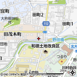 青森県弘前市田茂木町83-3周辺の地図