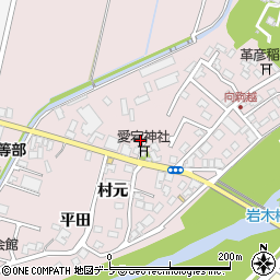 青森県弘前市駒越村元29-3周辺の地図