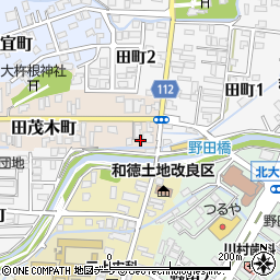 青森県弘前市田茂木町83周辺の地図