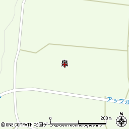 青森県弘前市新法師泉周辺の地図