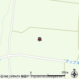 青森県弘前市新法師（泉）周辺の地図