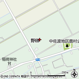 青森県平川市長田野田周辺の地図