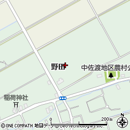 青森県平川市長田（野田）周辺の地図