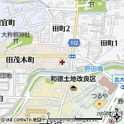 青森県弘前市田茂木町83-1周辺の地図