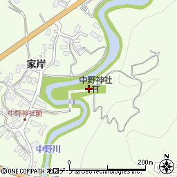 中野もみじ山周辺の地図