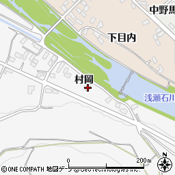 青森県黒石市袋村岡76周辺の地図