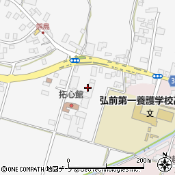青森県弘前市熊嶋亀田185周辺の地図
