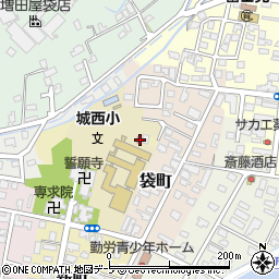 青森県弘前市新町274周辺の地図