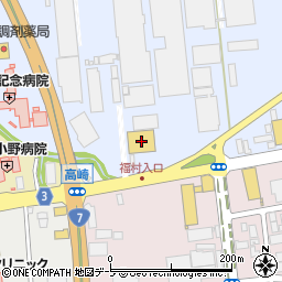 イエローハット弘前店周辺の地図