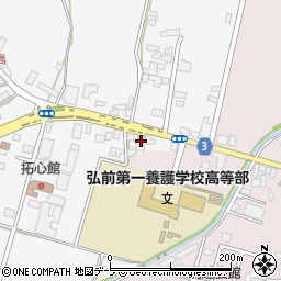 青森県弘前市熊嶋亀田87周辺の地図