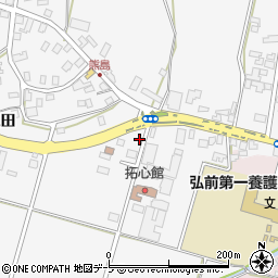 青森県弘前市熊嶋亀田176-7周辺の地図