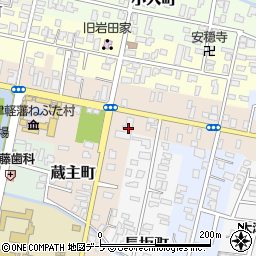 青森県弘前市亀甲町51周辺の地図