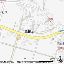 青森県弘前市熊嶋亀田162-1周辺の地図